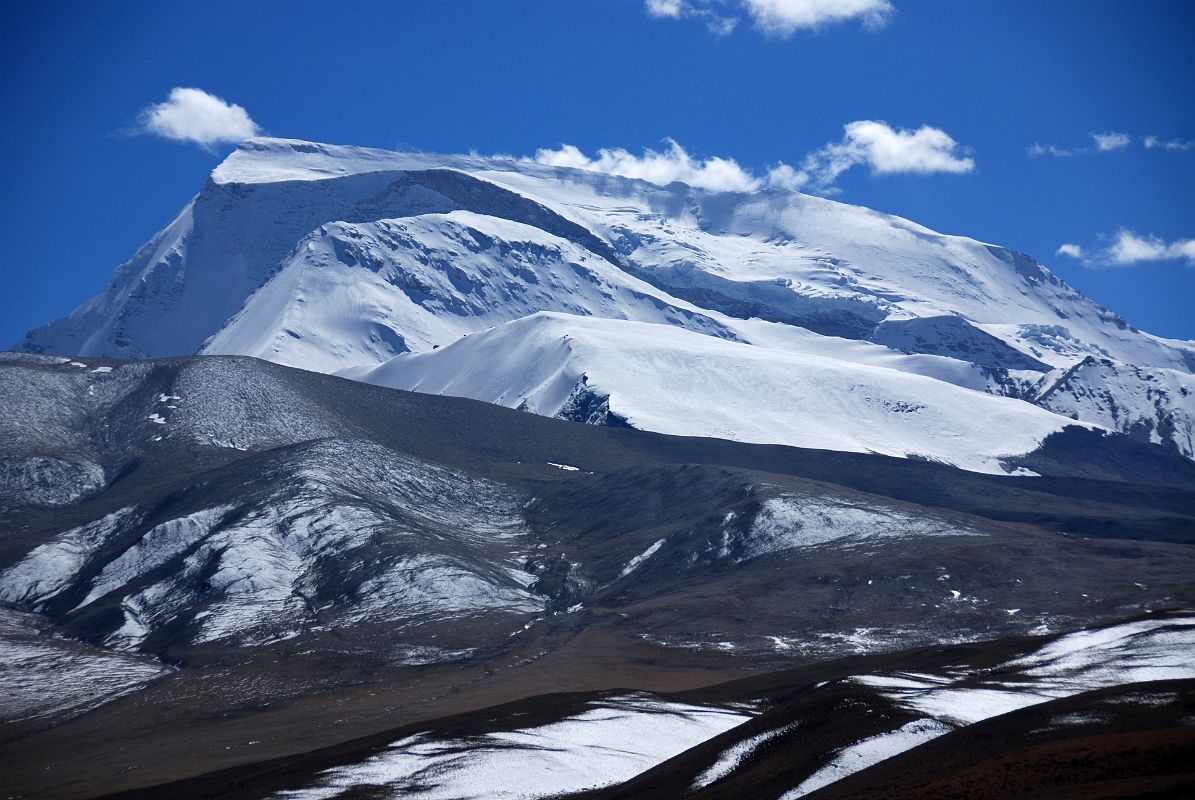 29 Gurla Mandhata Close Up From Ridge Between Lake Manasarovar And Lake Rakshas Tal Gurla Mandhata close up view from a ridge between Lake Manasarovar and Lake Rakshas Tal.